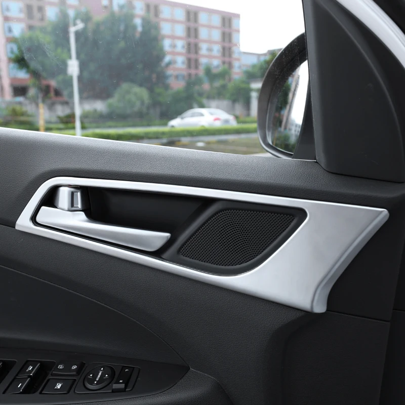 4 шт./компл. крышка чаши для двери автомобиля отделка интерьера Hyundai Tucson 3th 2015 2016 2017