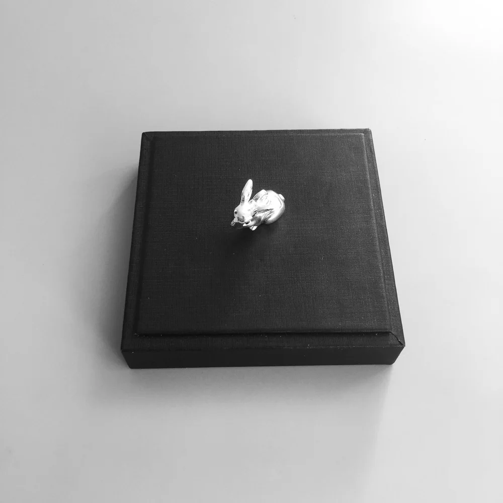 Bunny Rabbit Pendant 2018 New Fashion Jewelry 925 Sterling Silver Cute Gift For Women Girls Fit Necklace | Украшения и аксессуары