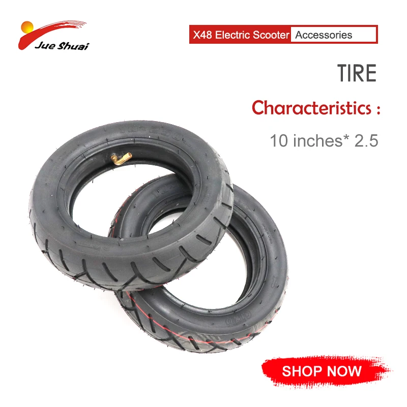 

10 inch 2.5 Tire Electric Scooter Accessories Dimple Bike Wheel Road Wheel Shock Absorber for Escooter Sketeboard Houverboard