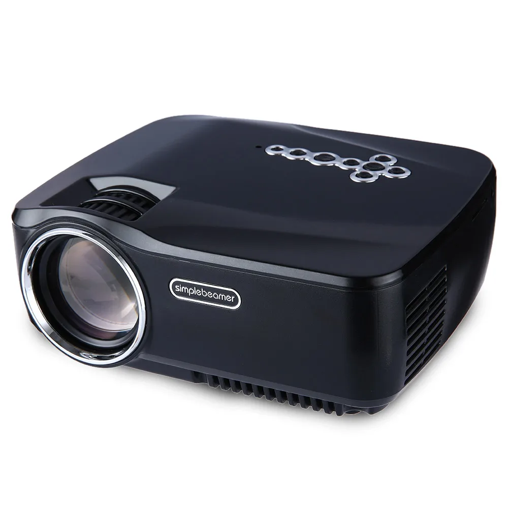 Exquizon GP70 lcd 800*480 проектор (опционально Android 4 Bluetooth wifi) HD 1080P 1800 люмен светодиодный HDMI