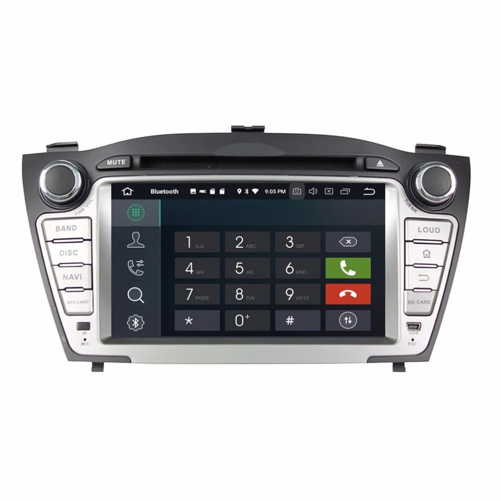 Восьмиядерный 7 'Ǝ ядер Android 9 0 автомобильный Радио dvd плеер GPS для Hyundai TUCSON IX35 2009