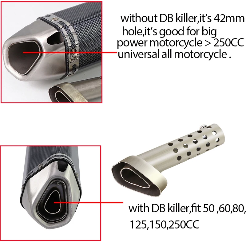 Выхлопной глушитель из нержавеющей стали для мотоцикла HONDA CB1100 GIO special CRF1000L AFRICA TWIN