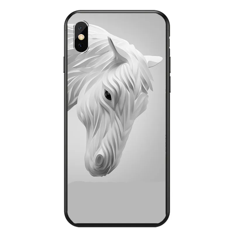 Роскошный чехол для телефона Alivio iphone 8 7 6 5 4 Plus X Tampa Lobo мультяшный 3D животное мягкий