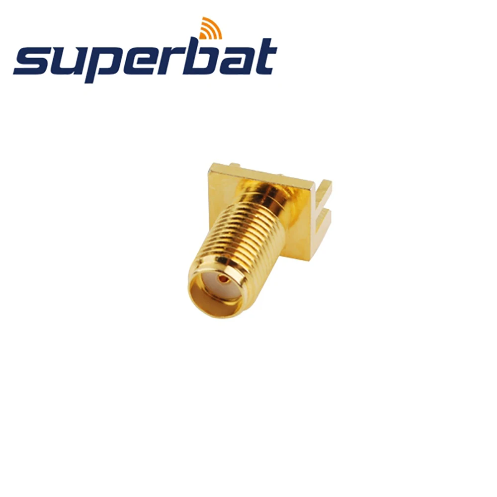 Superbat 10 шт. SMA концевой пусковой разъем монтаж печатной платы широкий фланец. 062