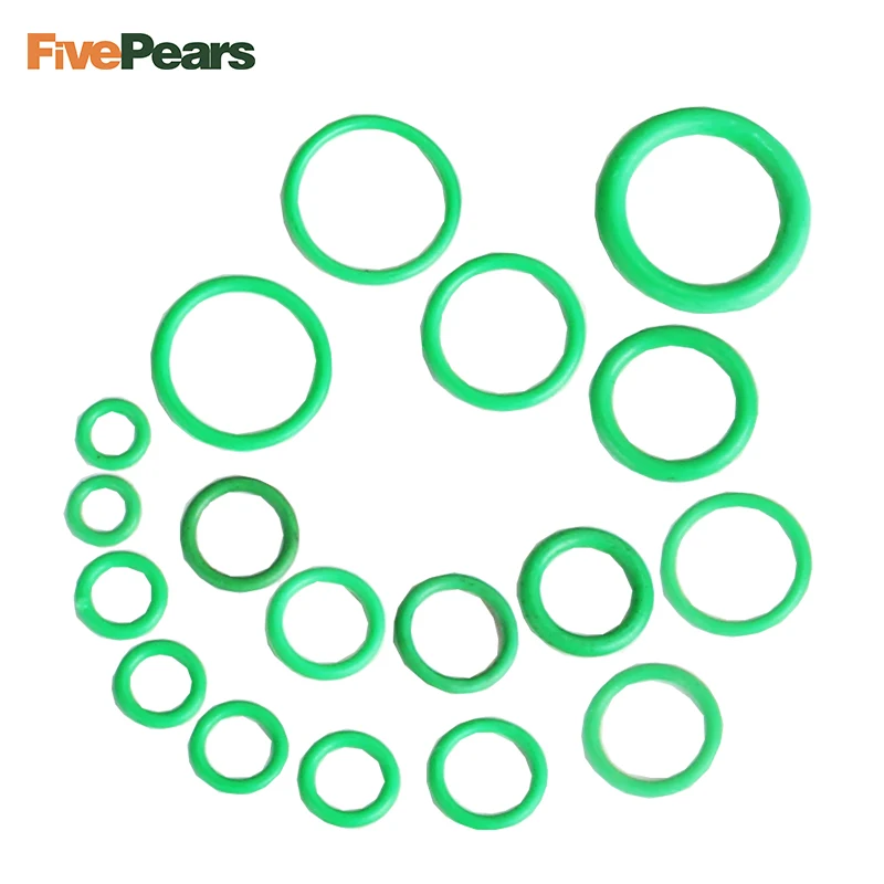 FivePears 270 шт./компл. зеленый каучук o образный кольцо ассортимент шайбы