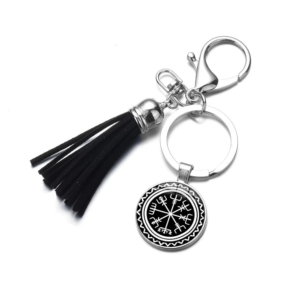 SONGDA высокое Класс Vegvisir Викинг Компас кисточкой брелок царство тьмы
