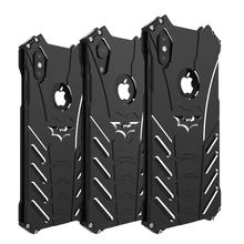 Shockproof Armor Aluminum Case For iPhone 11 12  Pro Max Mini XR Metal Bat Back Men Cover For iPhone X XS Max 6 6S 7 8 Plus Case