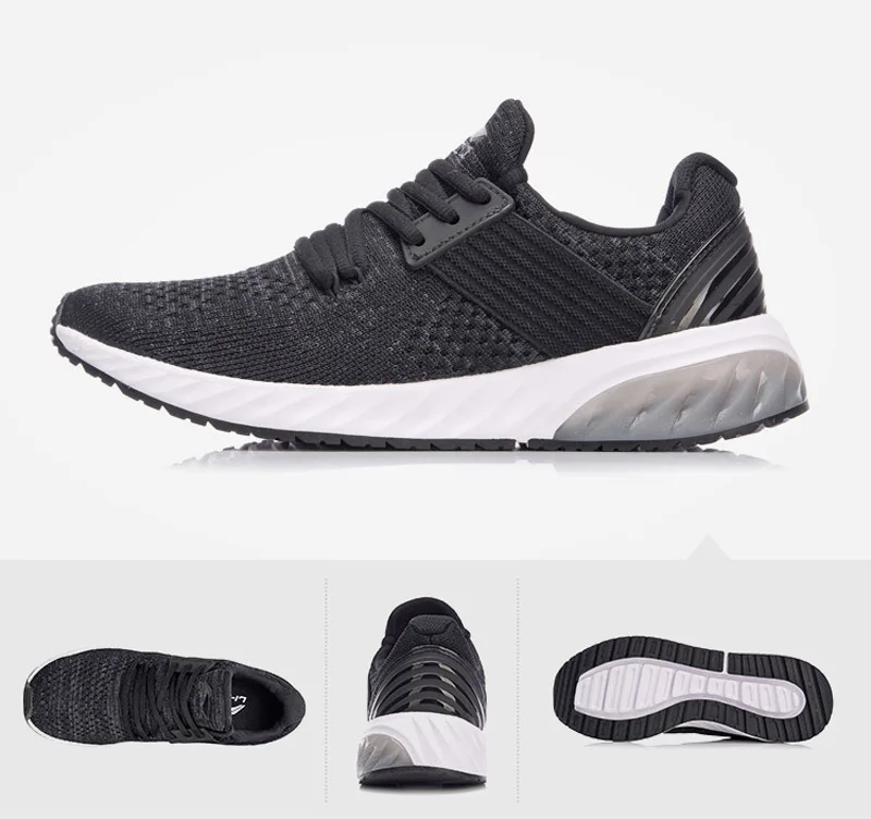 Li-Ning/Женская обувь с гелевой вязкой; Классическая обувь для образа жизни; износостойкие Нескользящие кроссовки; спортивная обувь с подкладкой из моно-пряжи; AGLN044 YXB133