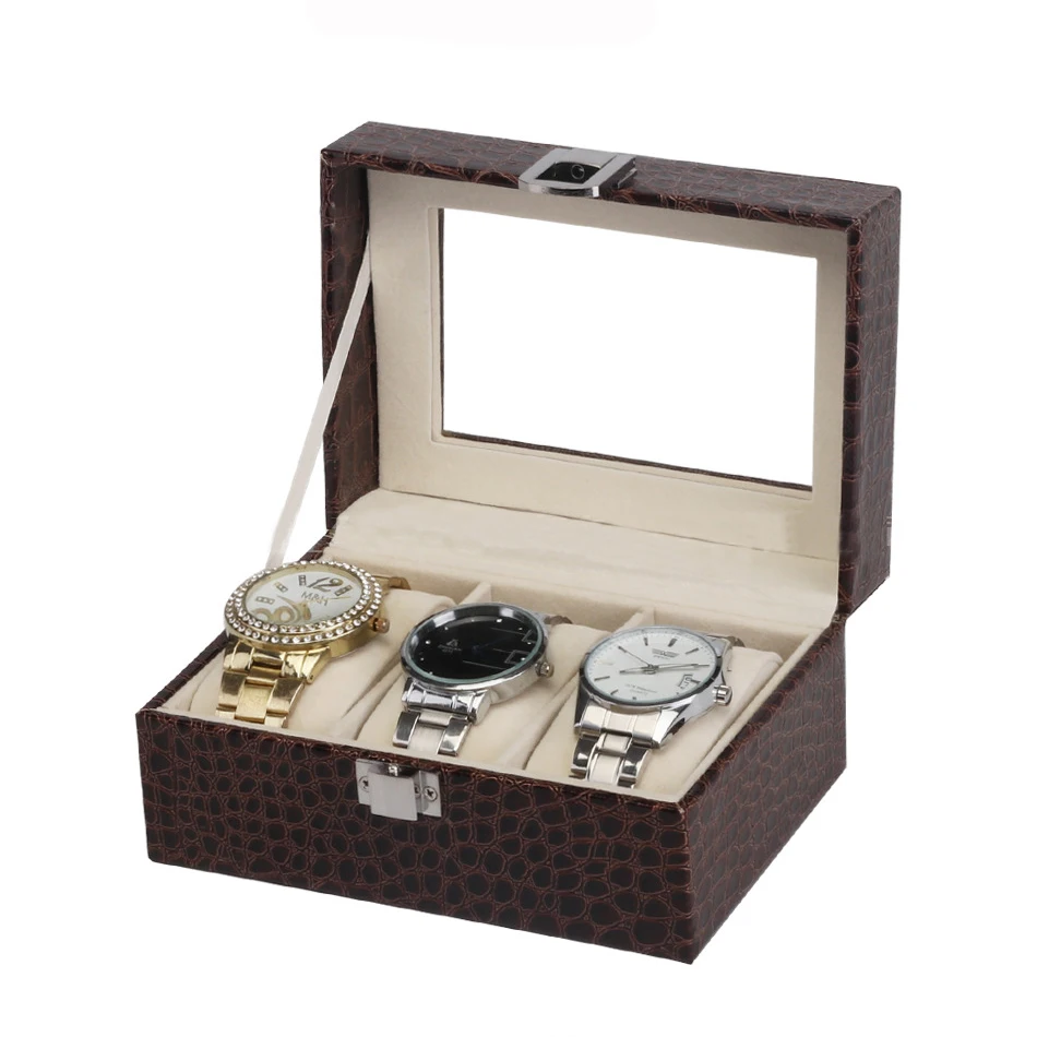 3 сетки коробка для часов ручной работы время держатель|Коробочки часов| |