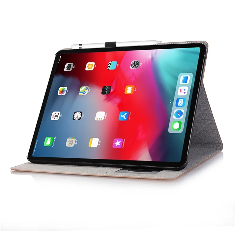 Чехол для iPad Pro 12 9 2018 чехол из искусственной кожи с рисунком карты гибридный