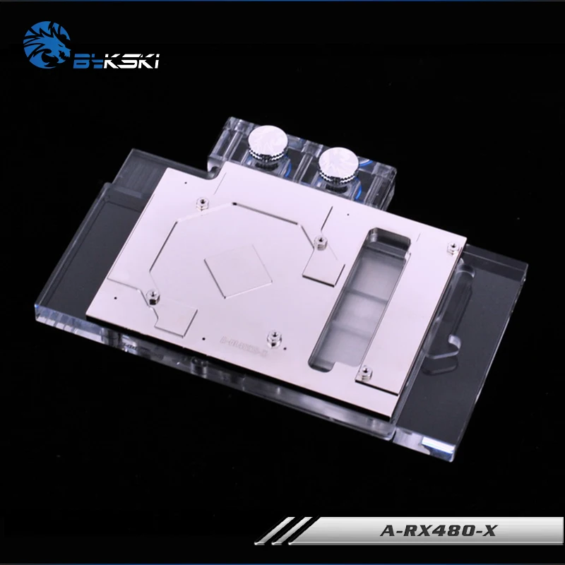 Bykski A RX480 X полноэкранная Графическая карта блок водяного охлаждения RGB/RBW для всех