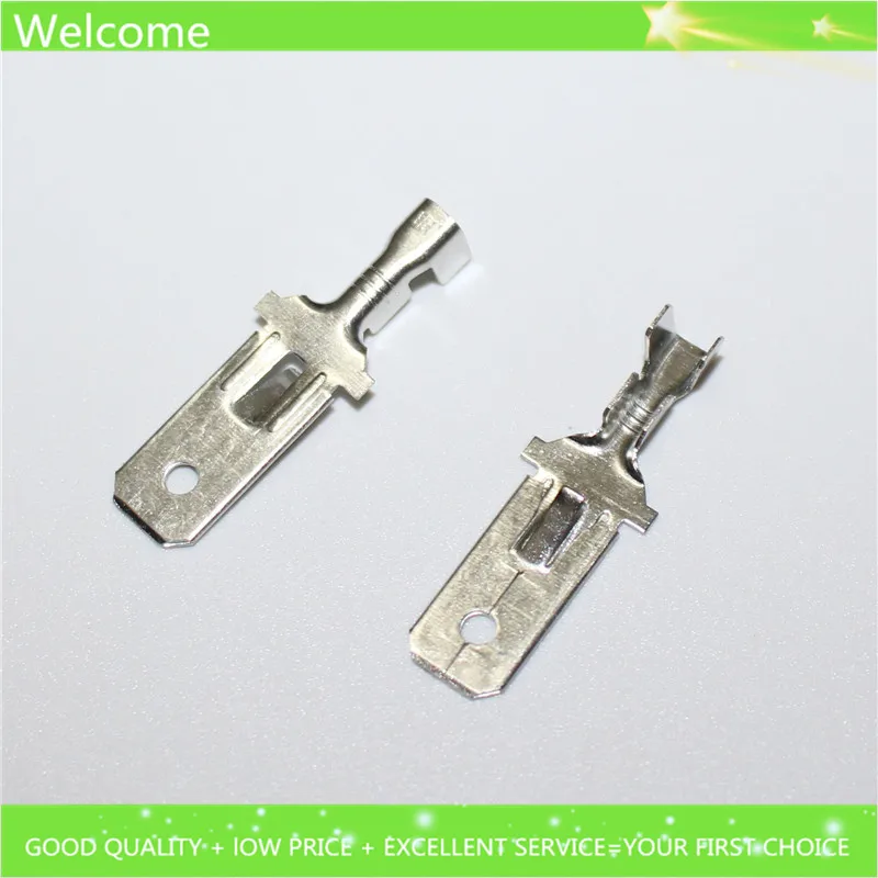 Обжимные клеммы лопатка 7 8 мм 50 шт. медные из луженой меди адаптер соединитель