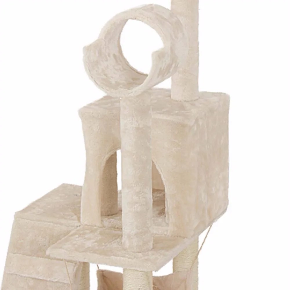 Кошка прыгающая игрушка с лестницей Когтеточка дерево для скалолазания кошки