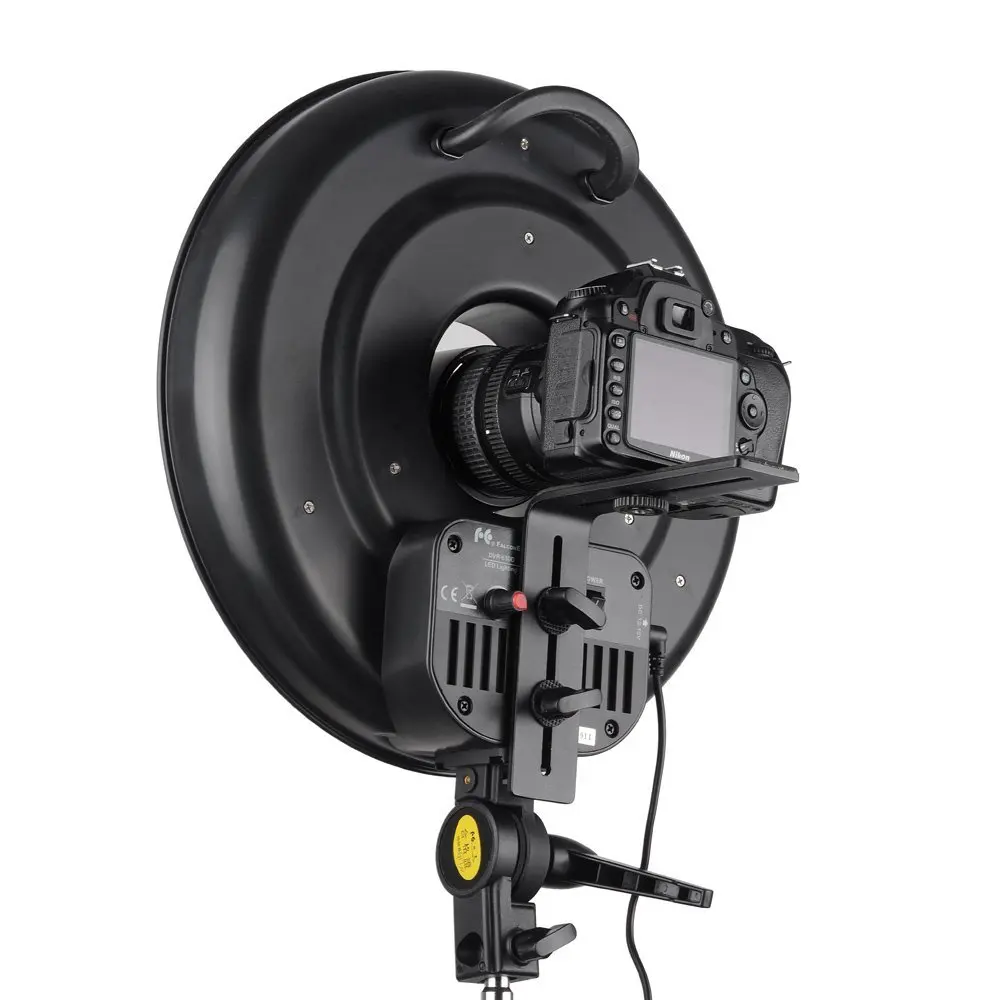 Falcon Eyes 630 LED Кольцо Свет Лампы Затемнения 3000 К 7000 двухцветная Цветовая Температура