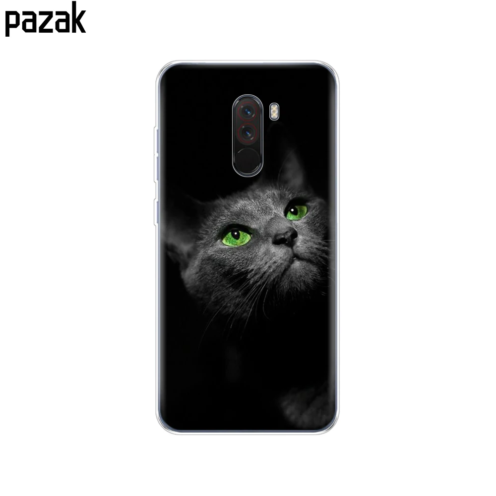 For Xiaomi Pocophone F1 Case Poco cover Silicon Soft TPU coque on Global F 1 bumper copa cute | Мобильные телефоны и