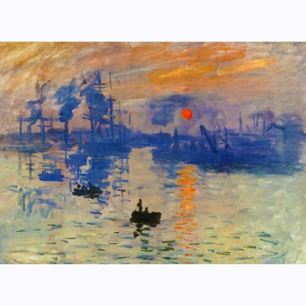 Украшение для дома DIY 5D алмазная вышивка Monet's sunrise impression набор крестиков