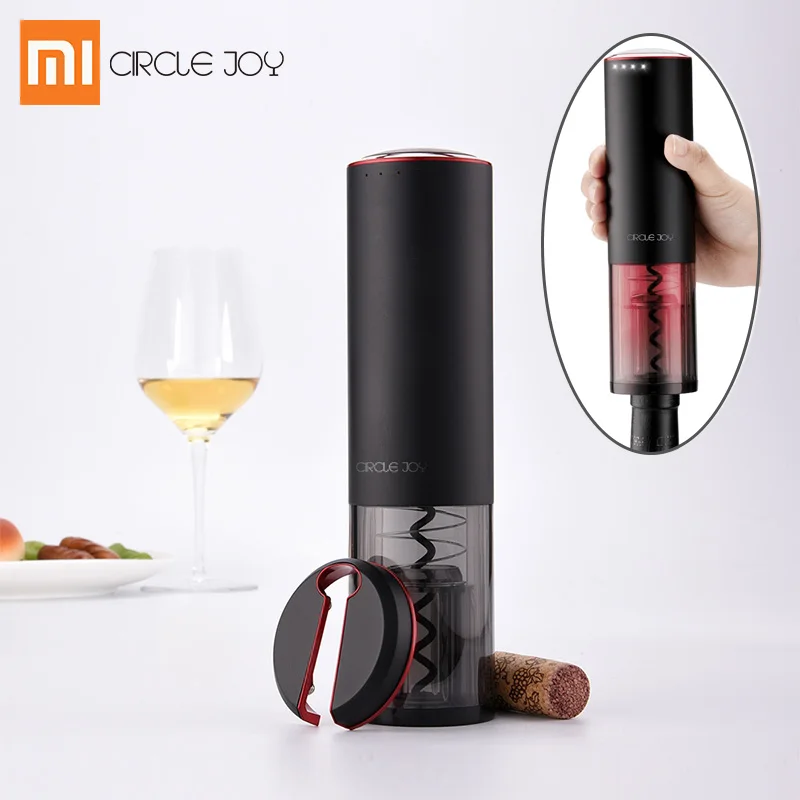 Xiaomi Circle Joy открывалка для бутылок usb зарядка открывалка для вина Электрический автоматический открывающийся инструмент для смарт-бутылок для дома, кухни, бара