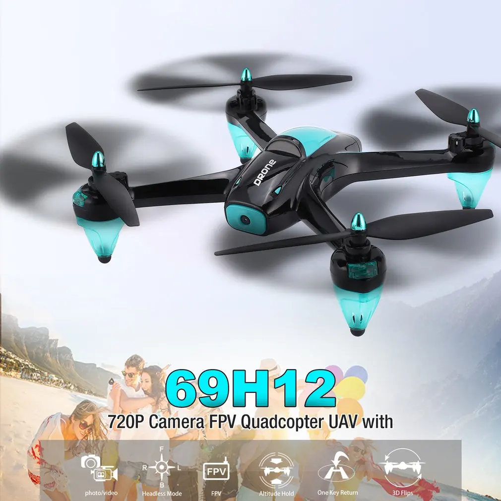 2 4G RC селфи Дрон FPV Квадрокоптер с 720P/30W HD камерой в режиме реального времени