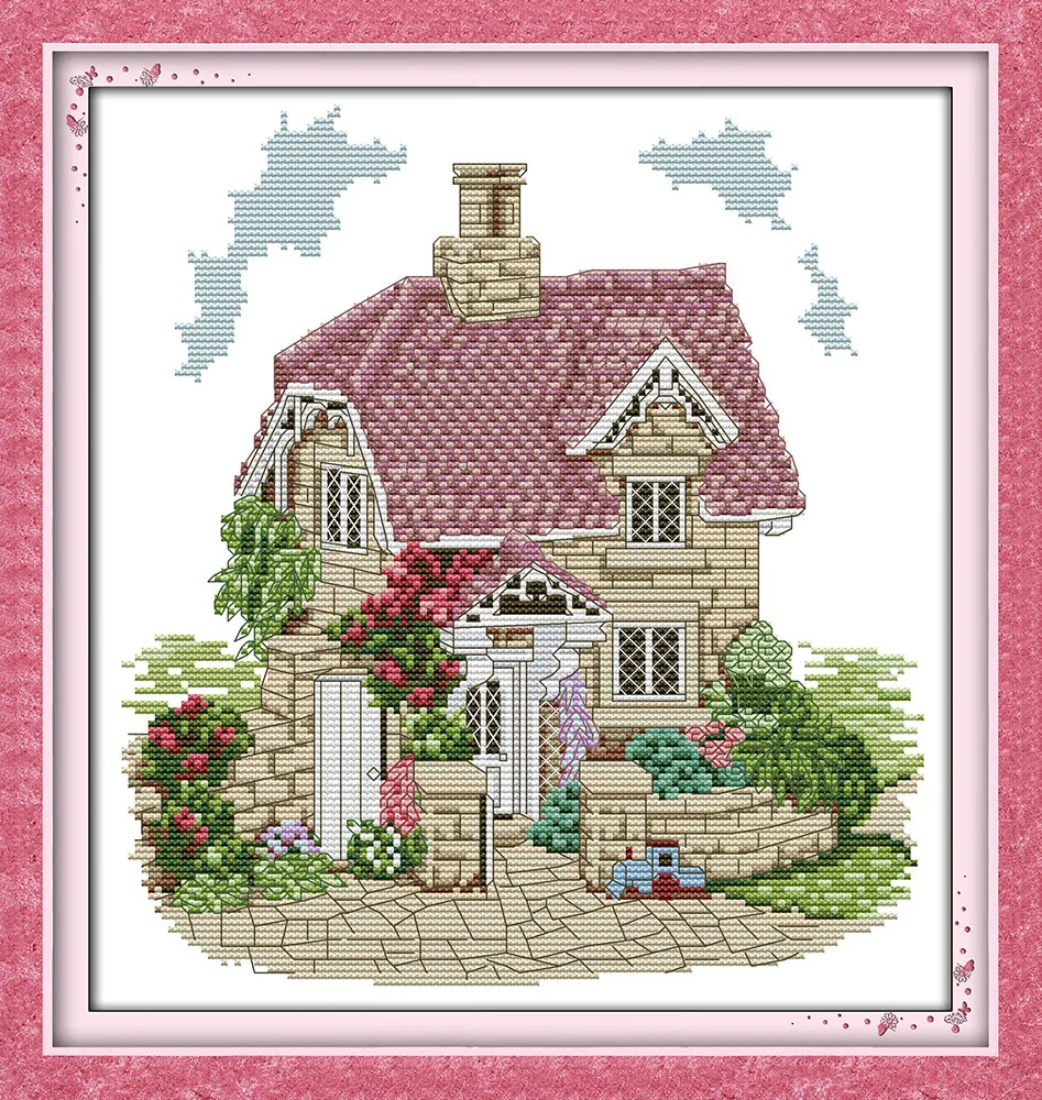 Набор для вышивки крестиком Joy Sunday F205F351F397F729F730(4)F740 14CT 11CT|joy sunday|cross stitch kitscounted cross kits |