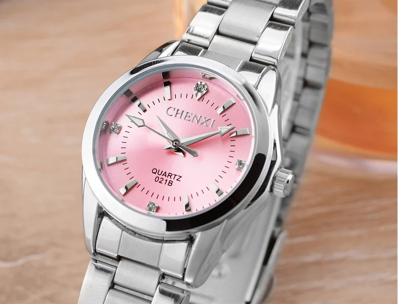 CHENXI модные женские туфли красочный циферблат Reloj Mujer в сдержанном стиле Девушка наручные Часы женский Повседневные часы со стразами Часы часы