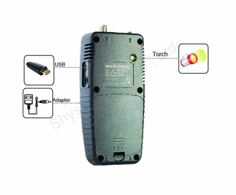 [Подлинный] SATLINK WS 6923 DVB S цифровой спутниковый искатель ТВ приемник 2 4 дюйма ЖК