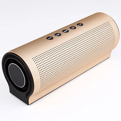 Золотой Беспроводная Bluetooth колонка, PN-13, портативная, Hi-Fi, беспроводная, стерео, супер бас, звуковая коробка, громкая связь, 18 Вт, 2200 мАч, динамик для телефона - Цвет: Золотой