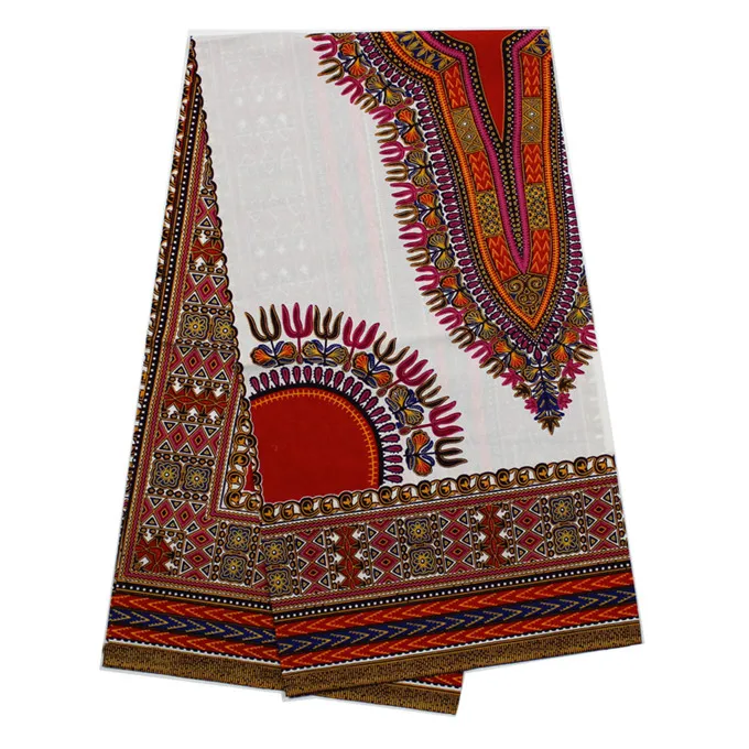 6 ярдов/партия красивый белый батик вощеный нигерийский принт красочный восковый