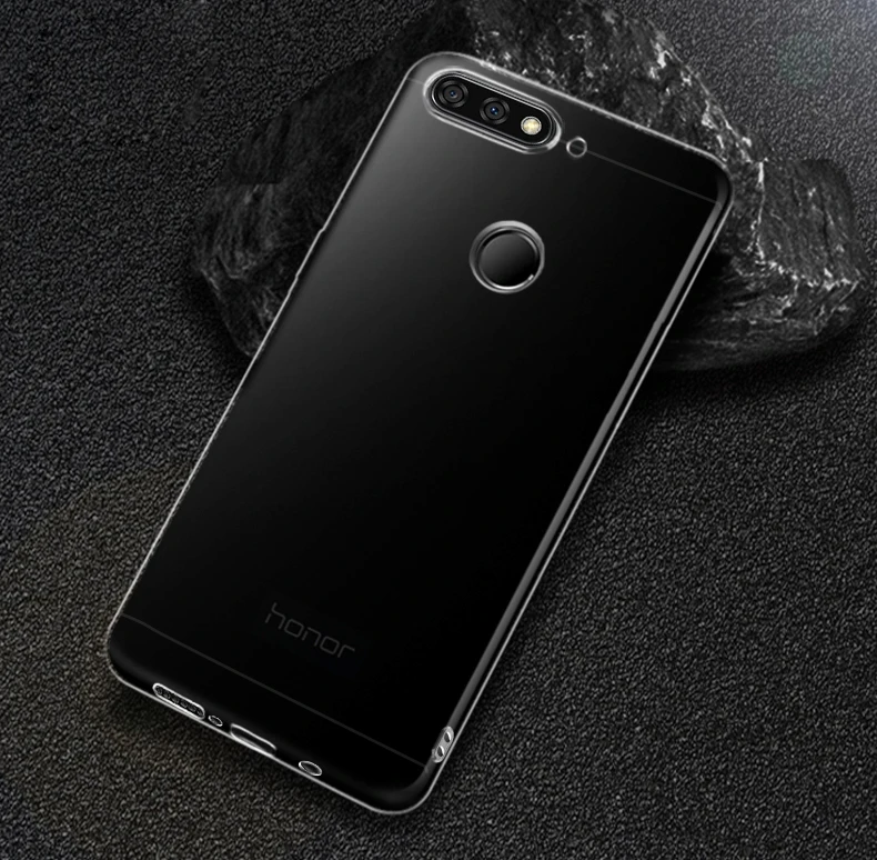 Чехол для Honor 7C Φ Русская версия 5 7 дюйма мягкий прозрачный чехол из ТПУ Huawei Pro