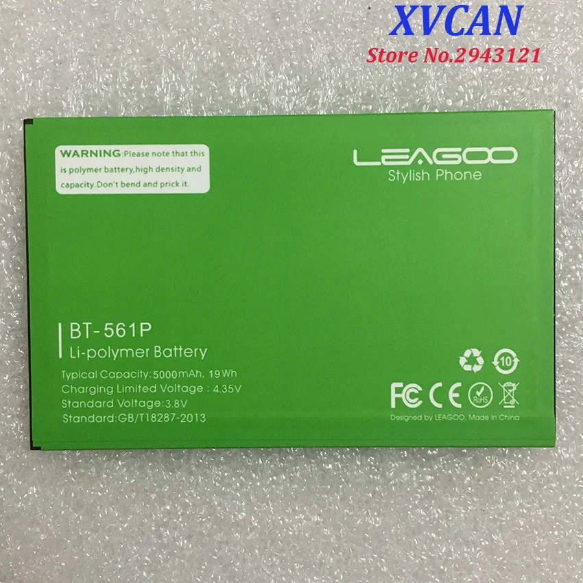 100% оригинал новый для Leagoo Shark5000 BT 561P 5000 мАч мобильный телефон высокого качества