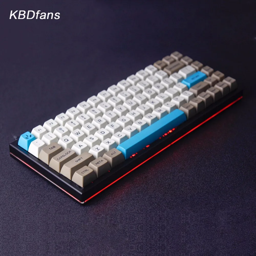 Ретро бежевый 134 клавиш SA PBT Keycap dye subbed Cherry MX switch keycaps для проводной USB Механическая
