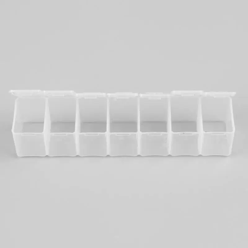 Портативный прозрачный 7 дней таблетки, капсулы, медицинский препарат коробка держатель для хранения Органайзер Контейнер Чехол Коробка для таблеток разветвители коробка для хранения