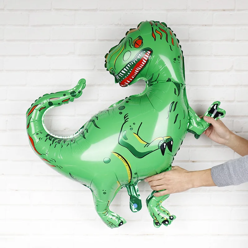 1 шт. гигантский динозавр фольги воздушный шар воздушные шарики в виде животных
