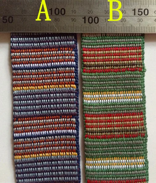 Горячая продажа 4 см двойная лицевая жаккардовая тканая тесьма модные ремни