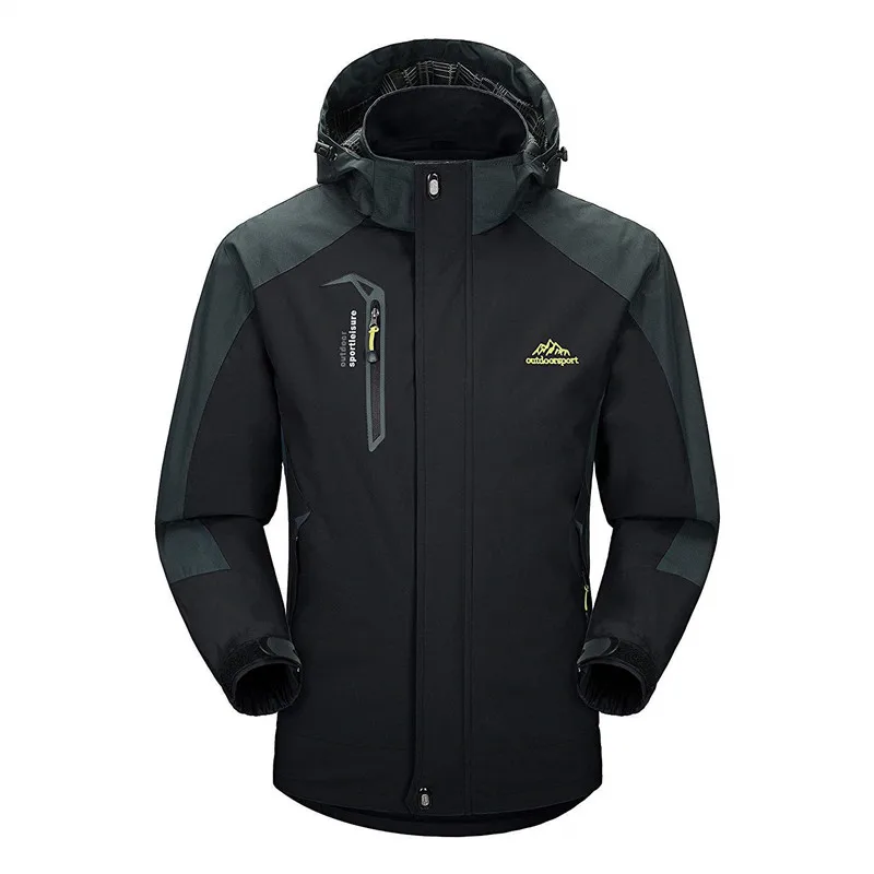 Водонепроницаемая походная куртка мужские с капюшоном мягкие дождевики