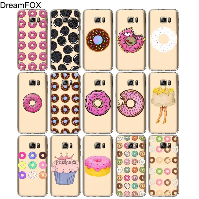 DREAMFOX L032 Candy Cake Soft TPU Silicone Case Cover For Samsung Galaxy Note S 7 8 9 10 10e 11 11e Lite Edge Plus |