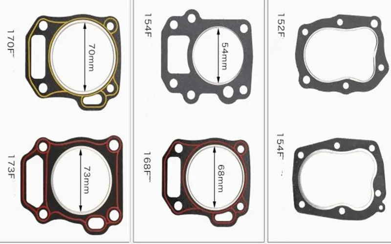 Прокладка головки цилиндра для Honda 177F 190F 192F 170F 173F 152F 154F китайский генератор
