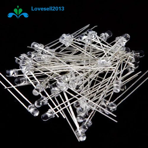 

100Pcs 5mm 850nm IR infrared LED Lamp