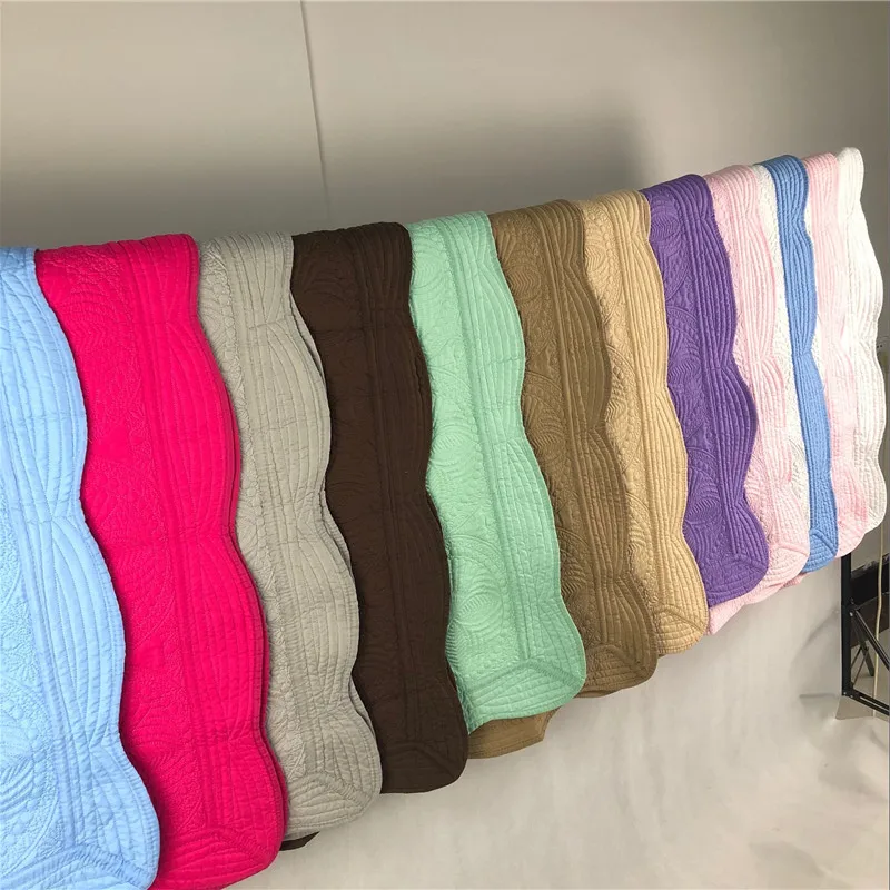 100% хлопок Детские стеганые одеяла с монограммой для душа хлопковое детское