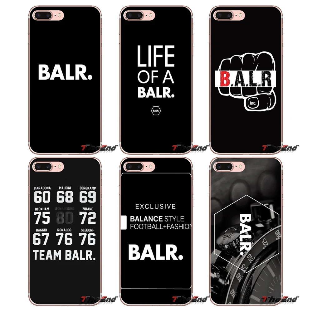 Balr логотип для samsung Galaxy S2 S3 S4 S5 мини S6 S7 край S8 S9 Plus Note 2 3 4 5 8 Coque Fundas аксессуары