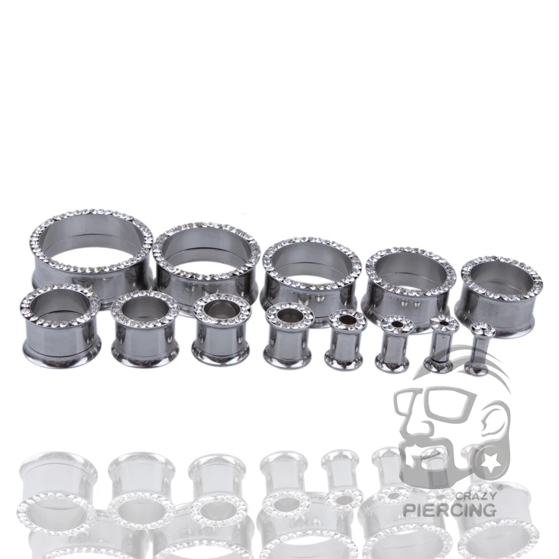 Ювелирные изделия для тела хирургическая сталь мульти прозрачный кристалл Rimmed