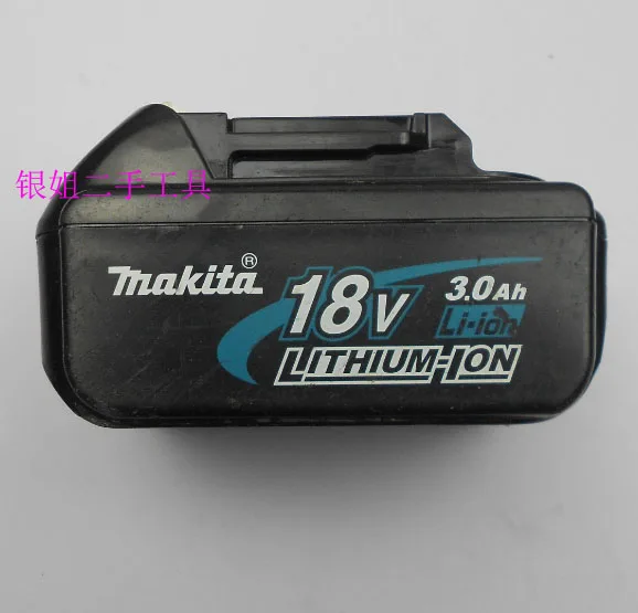 MAKITA 18 В литиевая аккумуляторная электрическая дрель, ударная дрель, электрическая отвертка одно зарядное устройство, одна батарея 3AH используется продукты