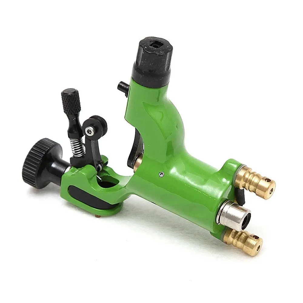 Pro Green вращающийся двигатель тату машина пистолет Стрекоза Стиль лайнер шейдер RCA