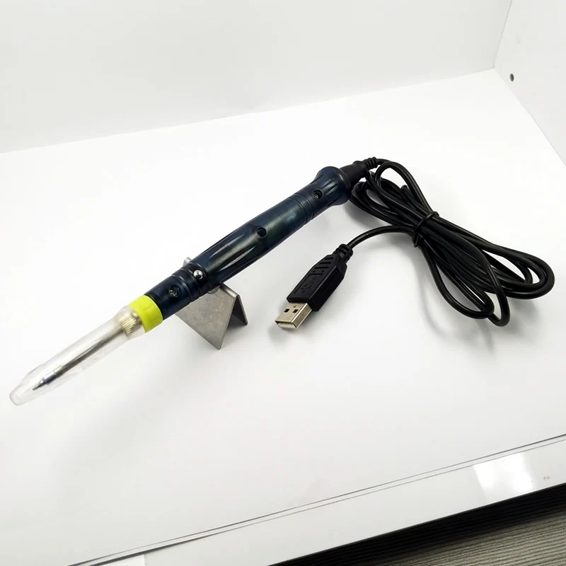 DGKS USB Электрические паяльники 6 шт. набор инструментов мини USB паяльная сварочная станция сварщик нагревательный элемент стенд обжигатель Утюг