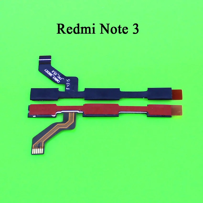 For Redmi Note 3 Юйси 1 шт. кнопка включения/громкости гибкий кабель для Xiaomi Redmi 3 3S 4X4 Pro 4A 5 Plus 5A 6 6A S2 Note 2 3 4 4X5 5A - Цвет: For Redmi Note 3