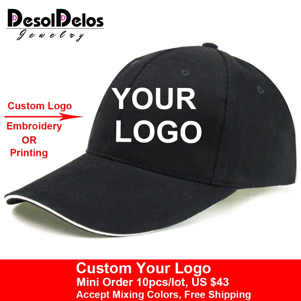 2023 New Snapback Caps Blank Baseball Hats Customized Net Caps Hip Hop LOGO Printing Adult Hats Casual Peaked Hat 10pcs/lot