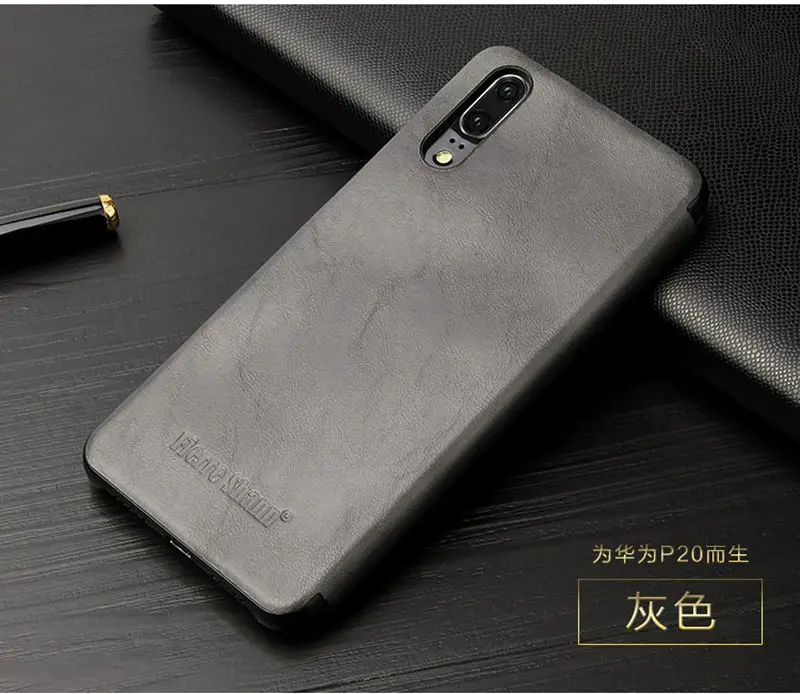 Чехол для Hawei Mate10 P20 Pro Smart View, роскошный кожаный чехол Etui для телефона, аксессуары, оболочка, чехол с окном для сна