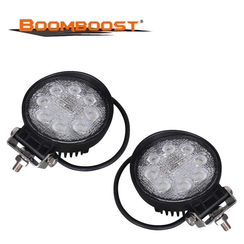 

ATV UTV Work Light Off Road Spot Fog Light Work Light 12V IP67 for all ATV Tractor Train Bus Boat spotlight 27W LED 2Pcs