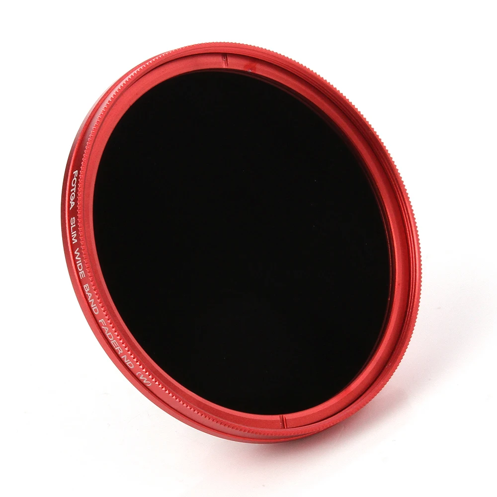

FOTGA 67mm Variable Fader ND Lens Filter ND2 to ND400 ND100 Neutral Density Red