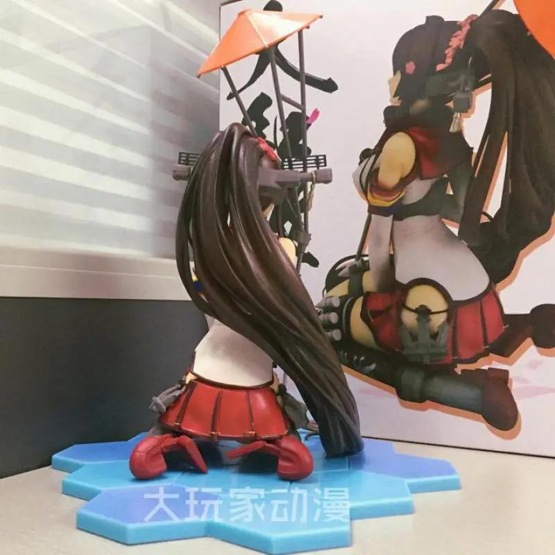 С зонтом Yamato Kantai Коллекция солдат ПВХ экшн фигурки модели игрушки Японские Аниме