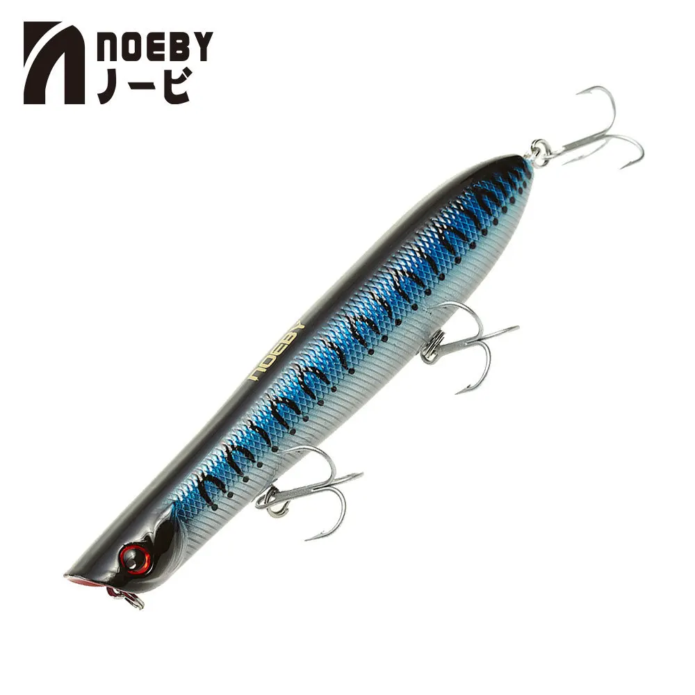 Nsb202 Noeby 130 мм 31 г Поппер для рыбалки наживка 3d моделирование глаза жесткая приманка окунь LureFishing снасти с красными губами с крючками Vmc - Цвет: Nsb202